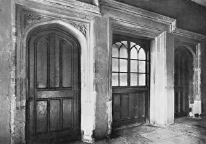 Charterhouse. Doorways Leading from the Screen-Passage of the Hall to the Kitchen and Offices, 192