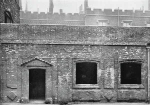 Charterhouse Prints: Charterhouse. Exterior of Cloister Alley, 1925