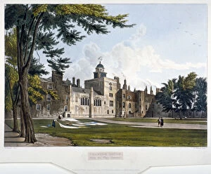 Charterhouse School Collection: Charterhouse, Finsbury, London, 1816. Artist: William James Bennett