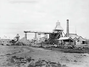 British Colony Prints: Charters Towers Brilliant G M Coy mine, 1894. Creator: Poul C Poulsen