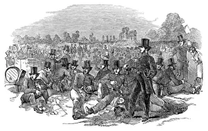 Chartist Gallery: Chartist Agitation, the Police Force on Bonners Fields, 1848, (1900)