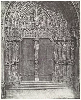 Day Of Judgement Gallery: Chartres Cathedral, Central Portal of the South Transept; The Last Judgment, 1855