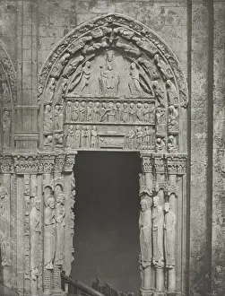 Chartres Cathedral: Right Door of the Royal Portal with Our Lady of Chartres, 1857