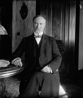 Dress Coat Prints: Chas. W. Fairbanks seated, 1910. Creator: Bain News Service