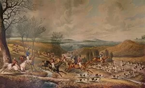 Hunting Dress Gallery: The Chase of the Roebuck, 1834, (1936). Creators: Henry Thomas Alken, Richard Gibson Reeve