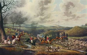 Chase of the Roebuck: Full Cry, c1800, (1922). Artists: Henry Thomas Alken, Richard Reeve Chase of the Roebuck: Full Cry, c1800, (1922). Artists: Henry Thomas Alken, Richard Reeve