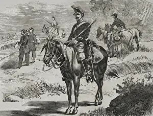 Cavalry Prints: Chasseur d'Afrique, French Army