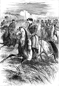 Henry Linton Prints: The Chasseurs d'Afrique, 1856. Creator: Henry Duff Linton