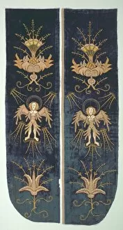 Early 16th Century Gallery: Part of a Chasuble Back, c. 1500. Creator: Unknown