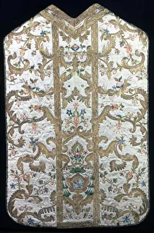Chasuble Prints: Chasuble, Italy, 1700 / 50. Creator: Unknown
