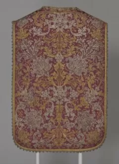 Symmetrical Collection: Chasuble, Italy, c. 1720. Creator: Unknown