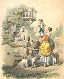 Chat Prints: A Chat with the Millers Wife, late 18th-early 19th century?