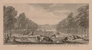 1681 1754 Prints: Chateau of Berny. Creator: Jacques Rigaud (French, 1681-1754)