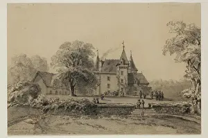 Chateau de Chabrignac, 19th century. Creator: Eugene Edouard Soules