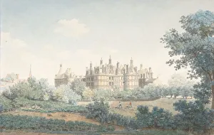Centre Gallery: The Chateau of Chambord Seen from the Southwest, 18th century