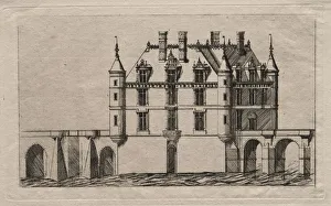 Charles Meryon French Prints: The Chateau of Chenonceau, 1856. Creator: Charles Meryon (French, 1821-1868)