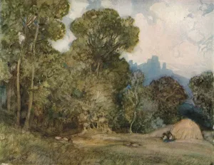 Alfred Edward Prints: Chateau Gaillard, c1864-1906, (1906). Artist: Alfred Edward East