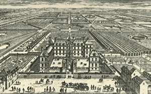 Symmetrical Prints: The Chateau de la Rochefoucauld, Liancourt, Oise, northern France, c1675, (1903)