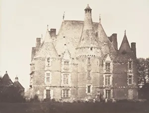 Turret Prints: Chateau de Martainville, 1852-54. Creator: Edmond Bacot