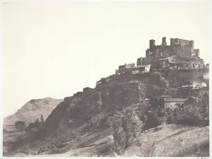 Eduard Baldus Prints: Chateau de Murol en Auvergne, 1852, printed 1978. Creator: Edouard Baldus