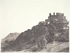 Baldus Eduard Collection: Chateau de Murol en Auvergne, 1852, printed 1978. Creator: Edouard Baldus