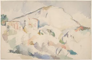 Chateau Noir and Mont Sainte-Victoire, ca 1890-1895. Artist: Cezanne, Paul (1839-1906)