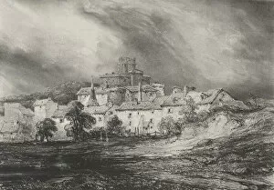 Auvergne Collection: Chateau de Pont-Gibaud, 1830. Creator: Godefroy Engelmann