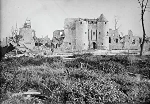 Chateau Prints: Chateau, Somme district, between c1915 and c1920. Creator: Bain News Service