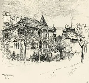 Tyrolean Gallery: Chateau Tyrolen by Tony Grubhofer, 1900. Creator: Tony Grubhofer