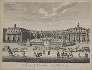 Musee De Lhistoire De France Prints: Chateau de Versailles in 1682, 1682. Creator: Anonymous