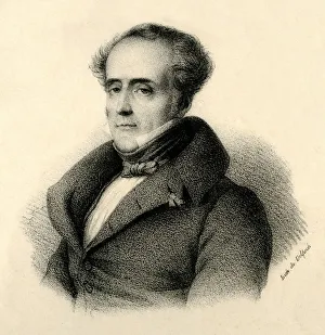 Delpech Francois Seraphin Collection: Chateaubriand, (1768- 1848), c1830. Creator: Francois-Seraphin Delpech