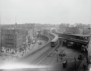 Chatham Square, New York City, N.Y. ca 1900. Creator: Unknown