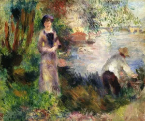 On Chatou Island, ca 1879
