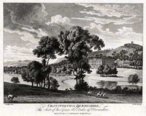 Rooker Gallery: Chatsworth in Derbyshire, The Seat of his Grace the Duke of Devonshire, 1775