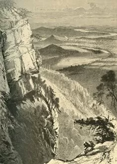 Chattanooga Collection: Chattanooga and the Tennessee from Lookout Mountain, 1872. Creator: Frederick William Quartley