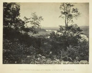 Barnard George Norman Prints: Chattanooga Valley from Lookout Mountain, 1864 / 66. Creator: George N. Barnard