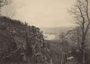 George Norman Prints: Chattanooga Valley from Lookout Mountain No. 2, 1860s. Creator: George N. Barnard