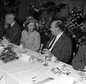 Chatting after dinner at a social function at Spillers Foods, Gainsborough, Lincolnshire, 1962