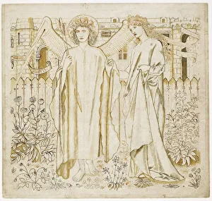Chaucer Geoffrey Prints: Chaucer's Legend of Good Women - Amor and Alcestis