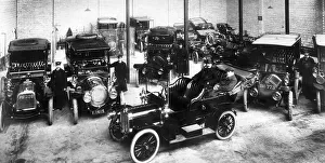 Garage Prints: Chauffeurs showing private parking spaces