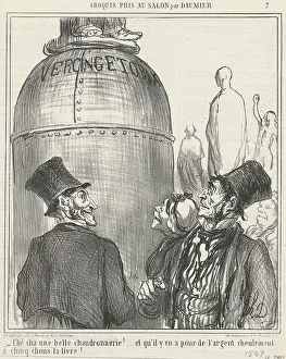 Distilling Prints: Che cha une belle chaudronnerie!... 1865. Creator: Honore Daumier