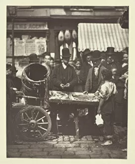 Smith Adolphe Collection: Cheap Fish of St. Giles s, 1881. Creator: John Thomson