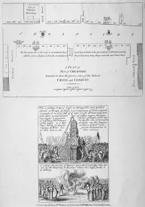 Cheapside Cross Collection: Cheapside, City of London, 1809