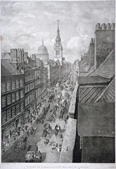 Bow Church Prints: Cheapside, London, 1823. Artist: Thomas Mann Baynes