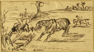 A Check, 1869. Creator: Randolph Caldecott