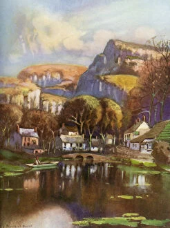 Images Dated 19th June 2008: Cheddar Gorge, Somerset, 1924-1926.Artist: Louis Burleigh Bruhl