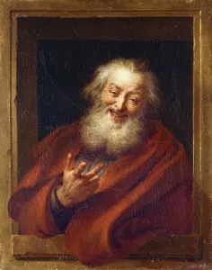 The Cheerful Democritus, 18th century. Artist: Coypel, Antoine (1661-1722) The Cheerful Democritus, 18th century. Artist: Coypel, Antoine (1661-1722)