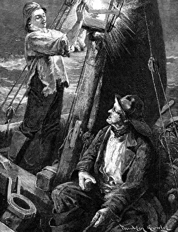 Rays Of Light Prints: A Cheering Gleam, 1883. Creator: Eugene Froment