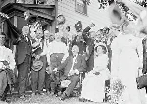 50th Anniversary Prints: Cheering Sickles, 1913. Creator: Bain News Service