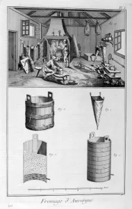 Cheese Prints: Cheese of Auvergne, 1751-1777